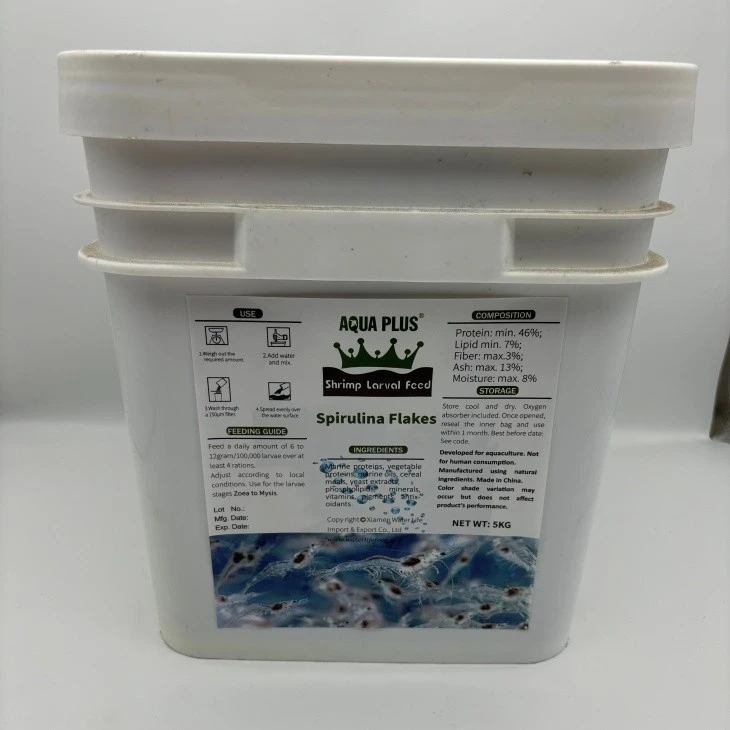Vannamei fish food spirulina flake food Vannamei fish food spirulina flake food